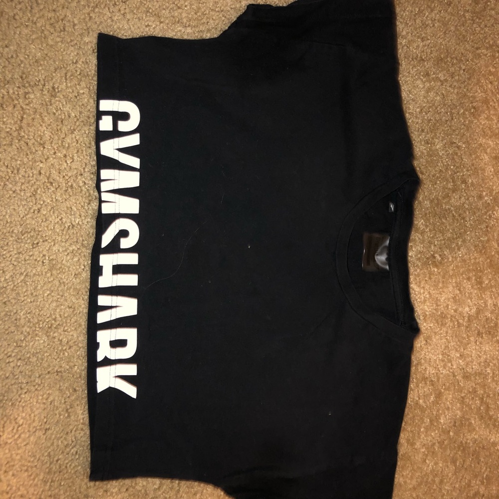 Black Gymshark Logo Crop